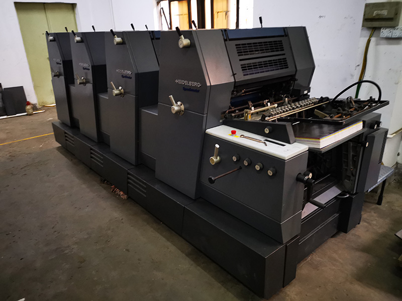 Heidelberg GTO أربعة ألوان ماكينة طباعة أوفست