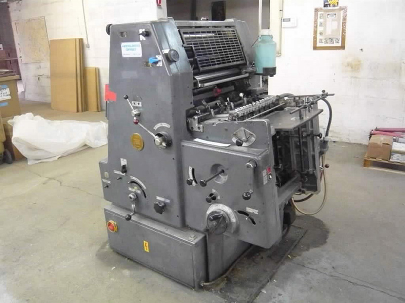 Heidelberg GTO لون واحد ماكينة طباعة أوفست